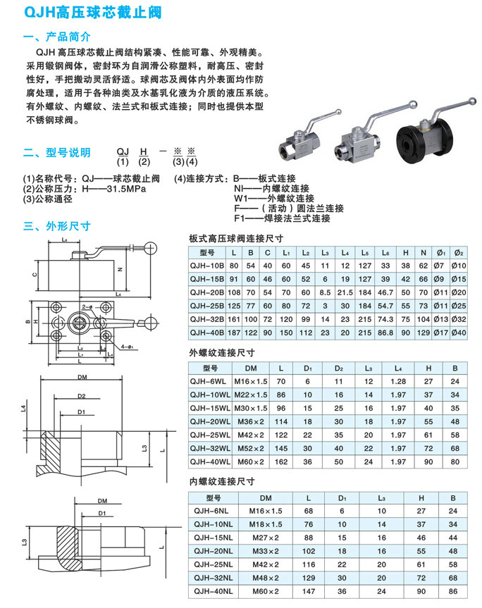 球芯截止閥,高壓球芯截止閥尺寸結(jié)構(gòu)圖 球芯截止閥,高壓球芯截止閥尺寸結(jié)構(gòu)圖